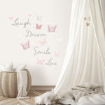 York Wallcoverings Butterfly Dream W/ 3D Cutout Butterflies Wall Decals (RMK3173SCS)