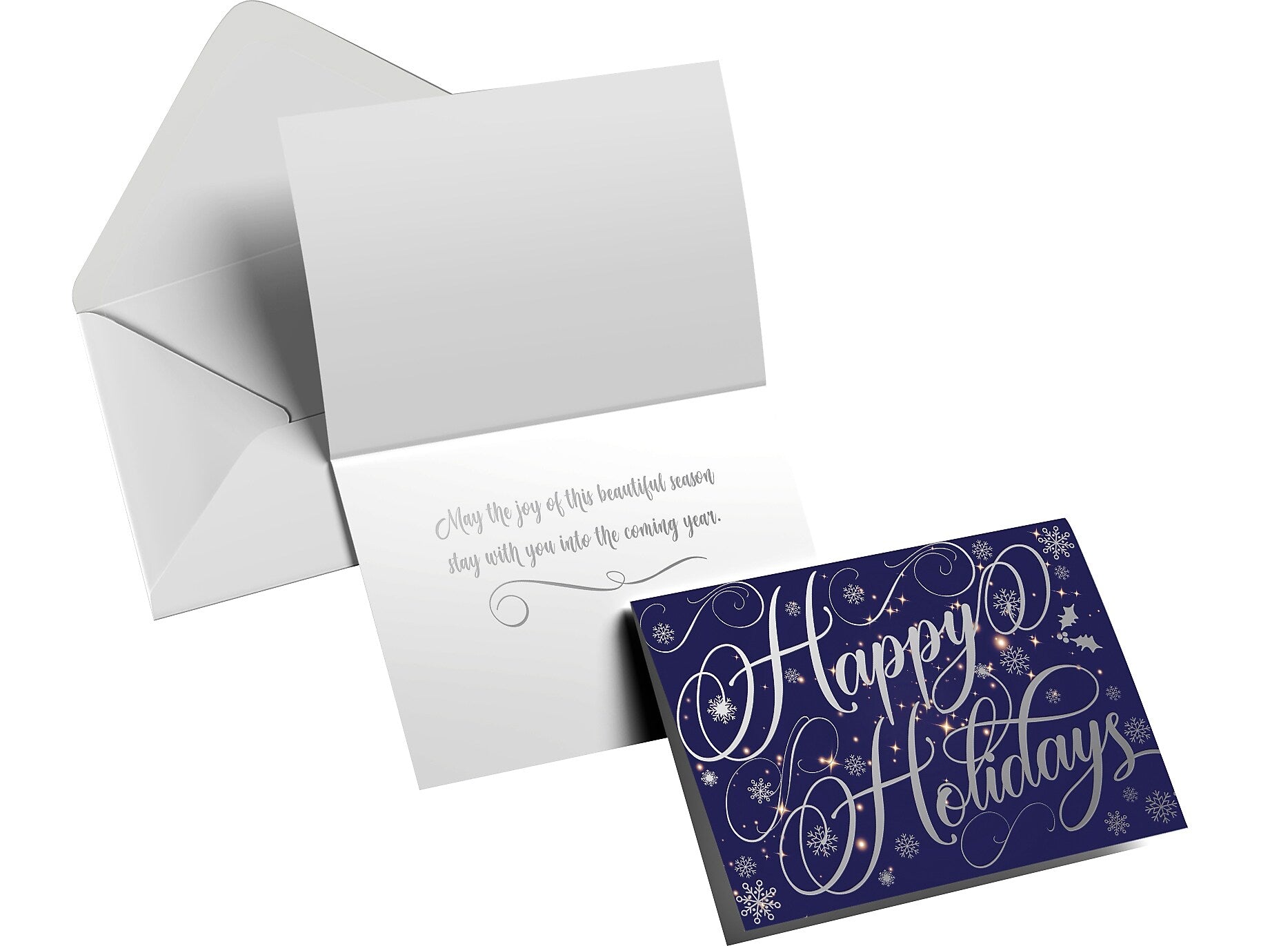 Better Office Holiday Card, 7" x 5", 50/Pack (64661-50PK)