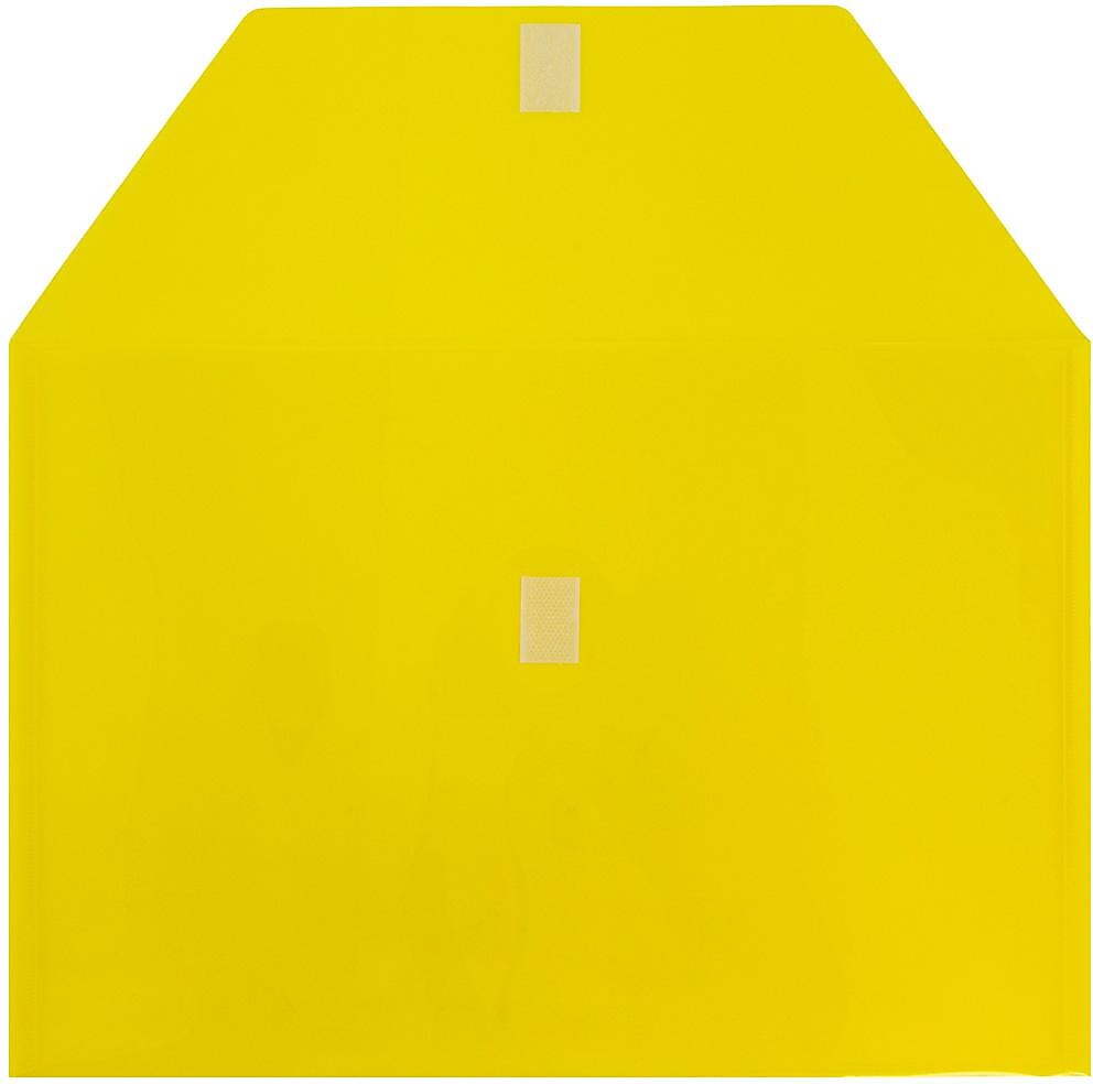 JAM Paper Premium Plastic Document File, Legal, Yellow, 3/Pack (235828262X3)