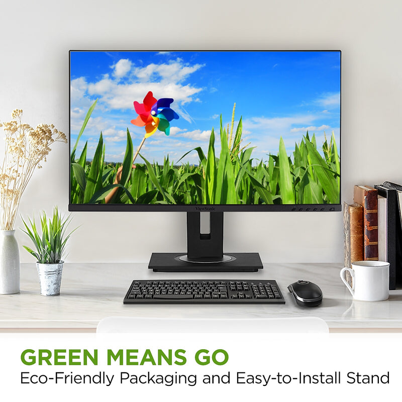 ViewSonic 27" 4K Ultra HD 60 Hz LCD Monitor, Black (VG2756-4K)