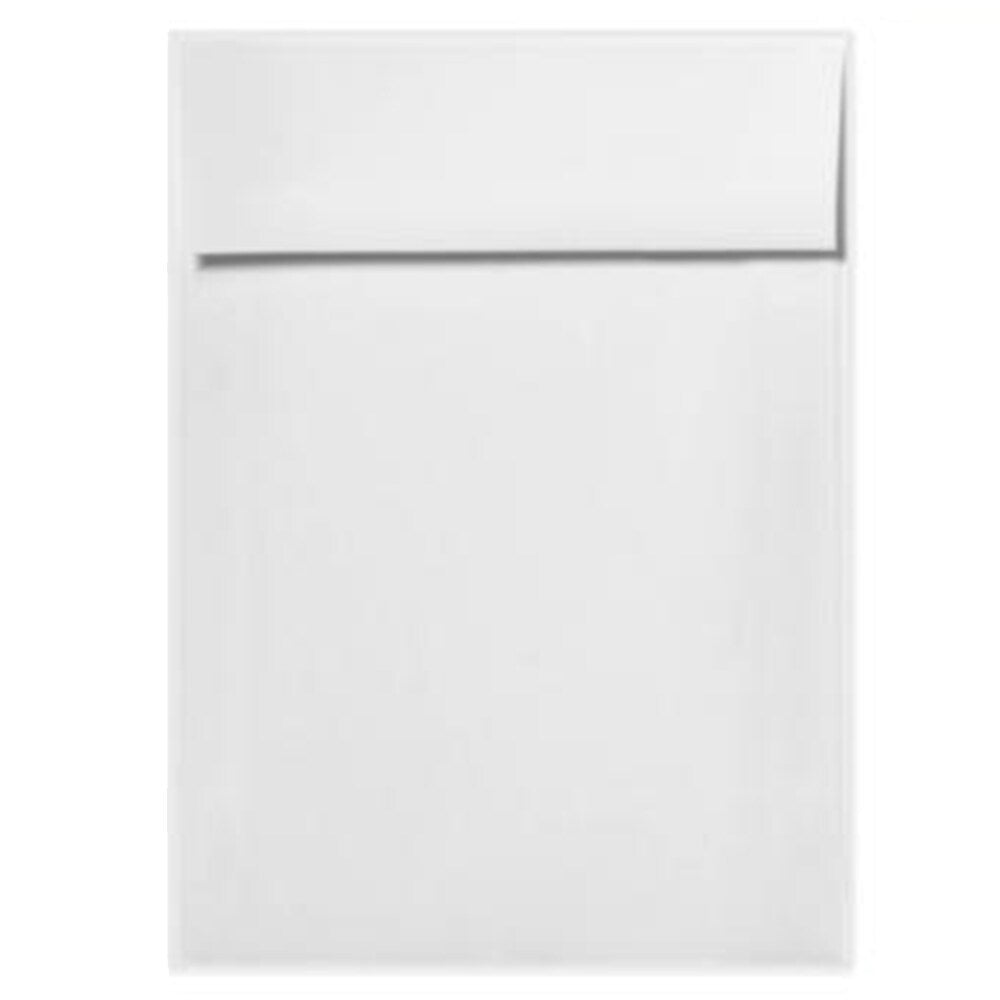 LUX 7 1/4" x 5 1/4" 70lbs Square Flap Vertical Envelopes W/Peel & Press, Bright White