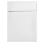 LUX 7 1/4" x 5 1/4" 70lbs Square Flap Vertical Envelopes W/Peel & Press, Bright White