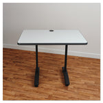 Valencia Series Training Table T-Leg Base, 24-1/2w x 19-3/4d, Black (ALEVA7443BK)