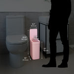iTouchless Plastic Sensor Trash Can, 3 Gallon, Pink (SP03PP)