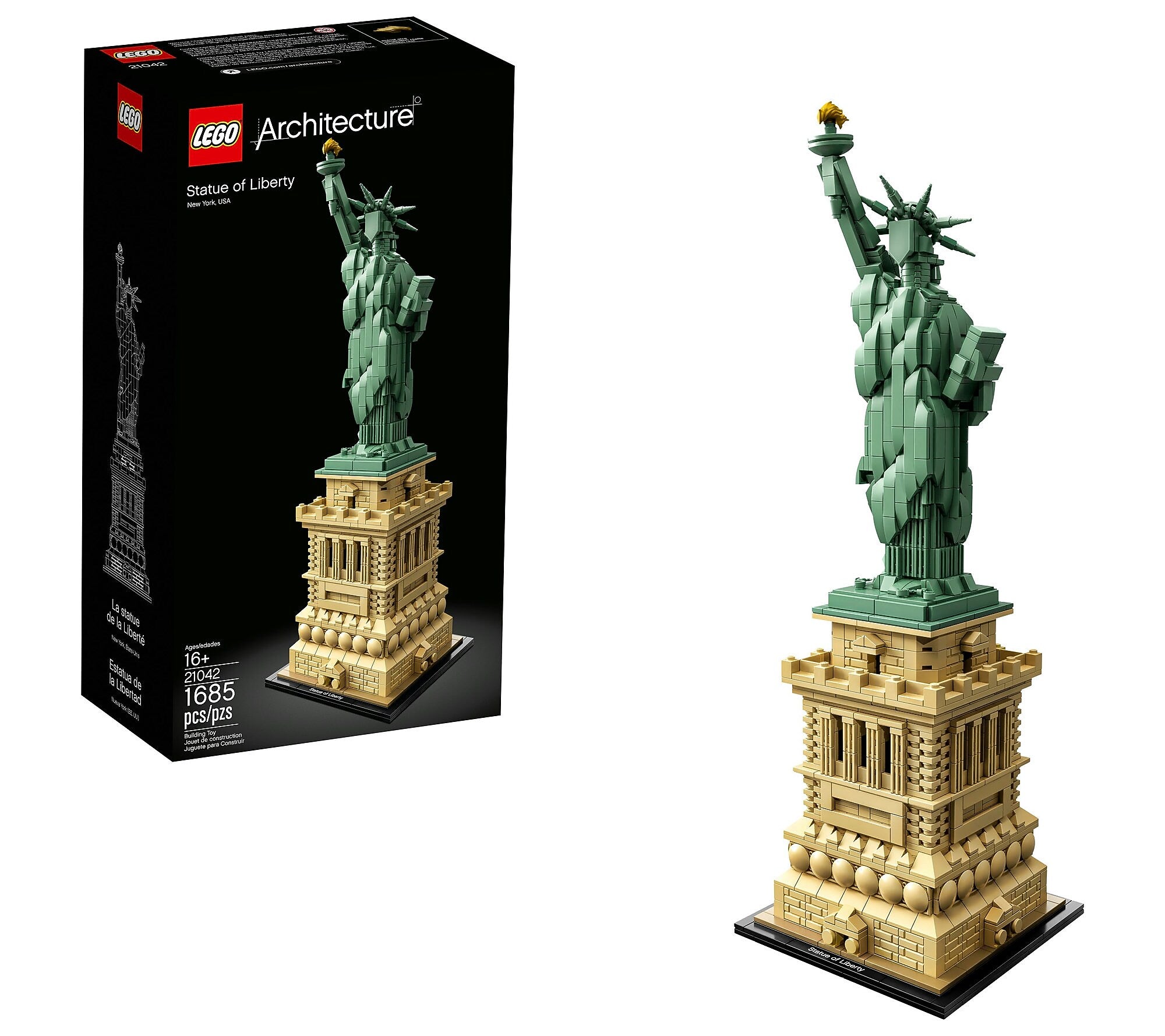 LEGO Architecture Statue of Liberty, 1685 Pieces (21042)