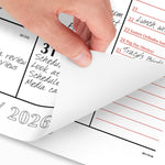 2026 AT-A-GLANCE 21.75" x 17" Monthly Desk Pad Calendar, White/Black (SK1170-00-26)