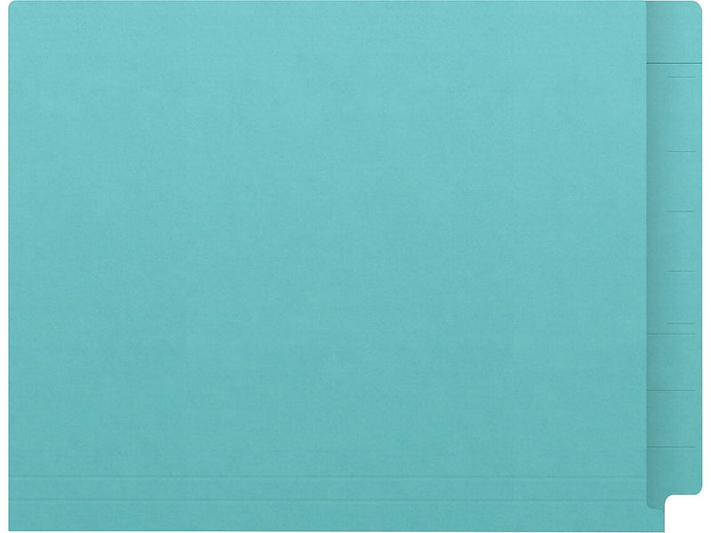 Medical Arts Press Kardex Match Reinforced End Tab File Folder, Straight Cut, Letter Size, Light Blue, 50/Box (S-09484-LBL)