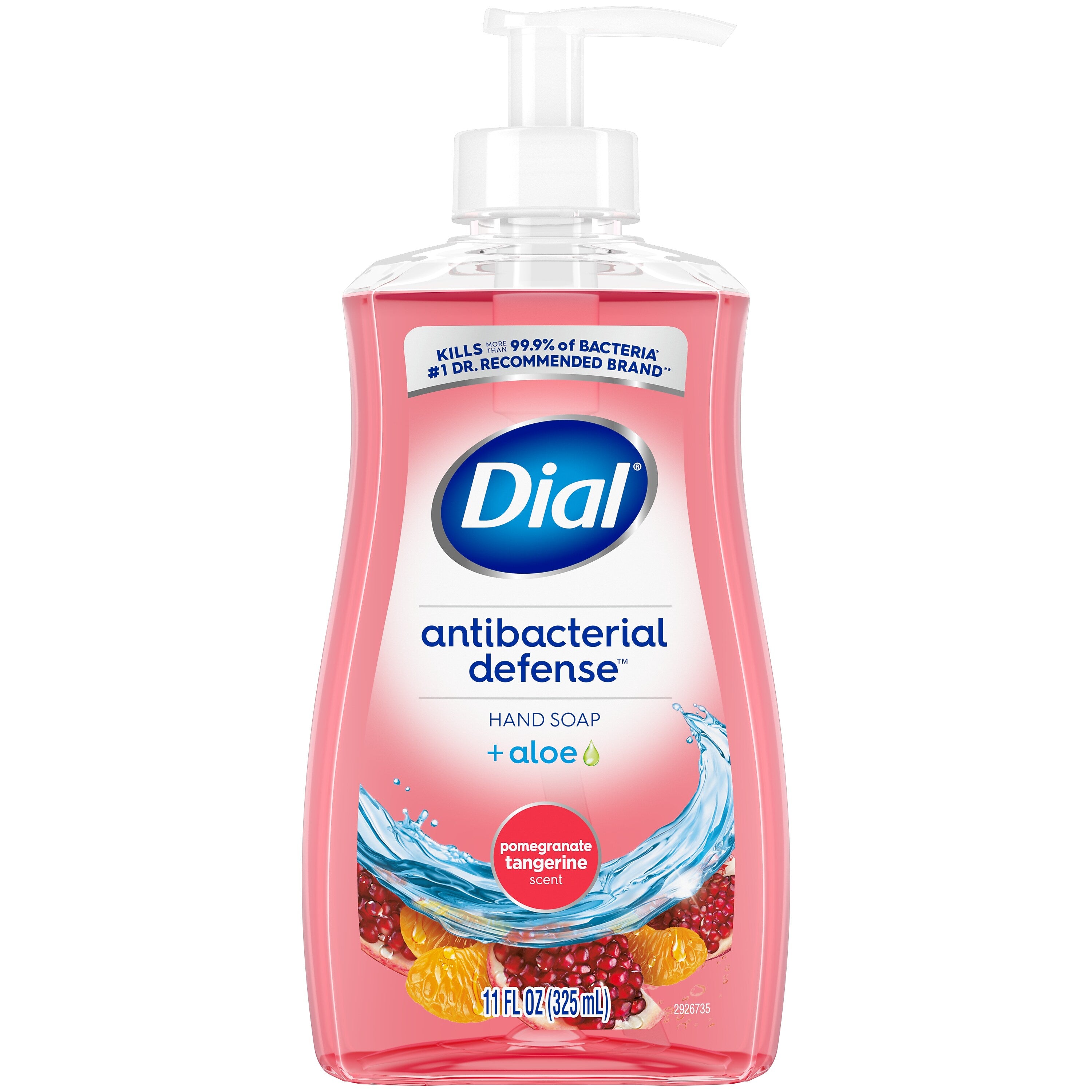Dial Complete Antibacterial Liquid Hand Soap, Pomegranate Tangerine Scent (00017000209432)