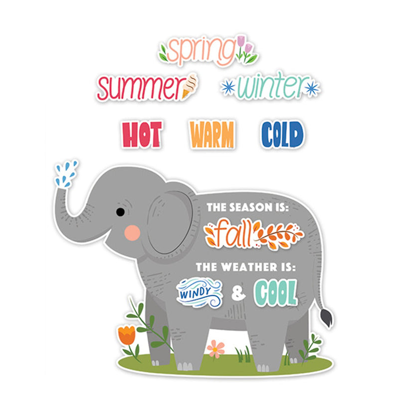 Creative Teaching Press Jungle Friends Calendar Set Bulletin Board, 67 Pieces/Set (CTP10919)