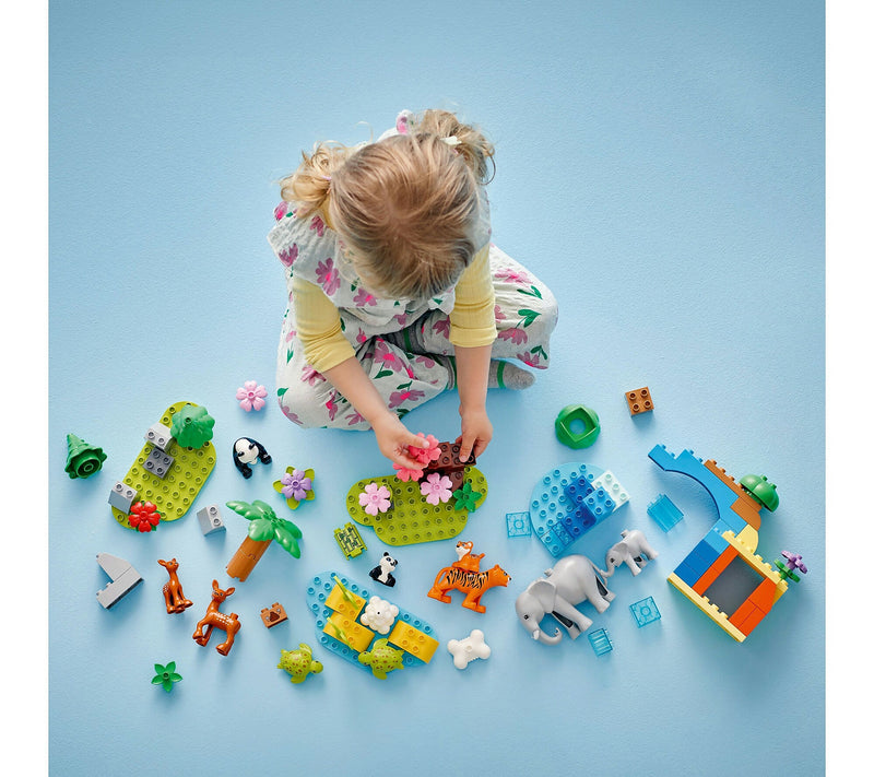 LEGO DUPLO Town 3in1 Wild Animal Families, 92 Pieces (10446)
