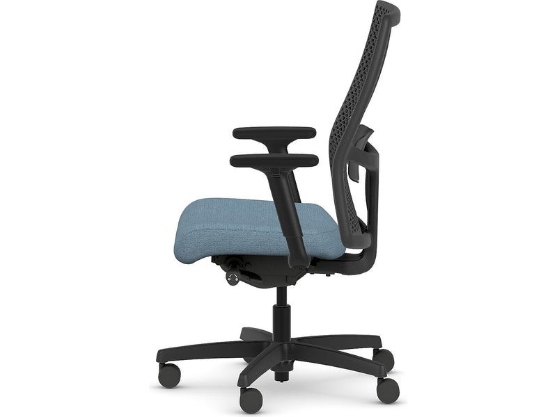 HON Ignition 2.0 ReActiv Fabric Swivel Task Chair, Carolina/Black (HIWMRAKD.Y2.A.H.0S.HAML21.BL.SB.T)