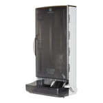 Dixie Ultra SmartStock Mini Polystyrene Medium Weight Fork Dispenser by GP PRO, 80 Fork Capacity, Black (SSFD80)