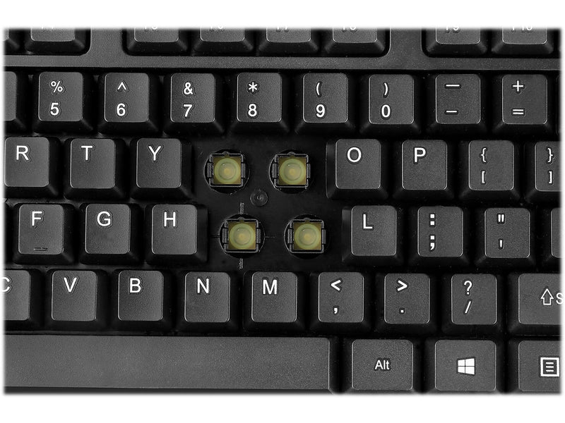 Adesso WKB-1320CB Wireless Keyboard and Optical Mouse Combo, Black