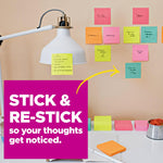 Post-it Super Sticky Pop-up Notes, 3" x 3", Canary Collection, 90 Sheet/Pad, 12 Pads/Pack (R33012SSCY)