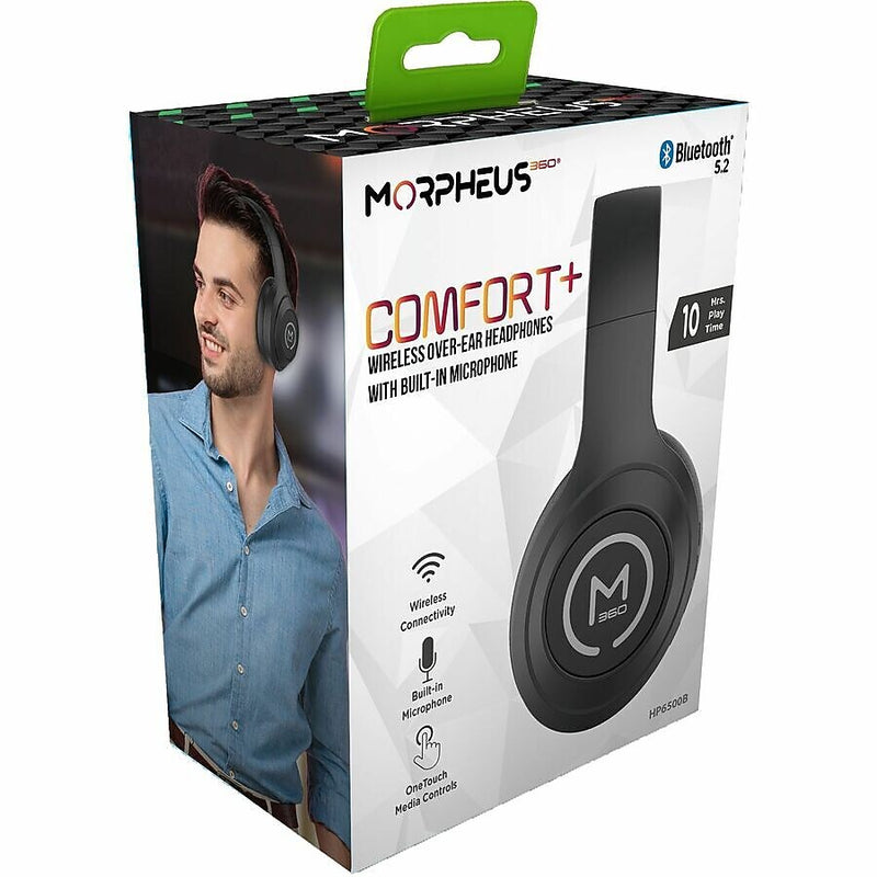 Morpheus 360 Comfort Plus Wired/Wireless Noise Canceling Over-Ear, Bluetooth, Ocean Blue (HP6500L)