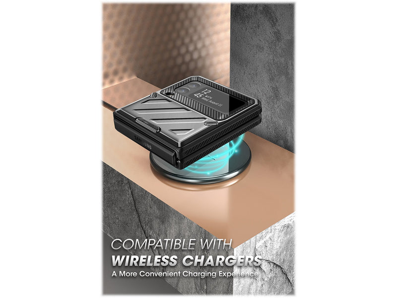 SUPCASE Unicorn Beetle PRO Black Rugged Case for Samsung Galaxy Z Flip4 (SUP-Galaxy2022-ZFlip4-5G-UBPro-Black)
