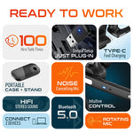 Delton 90X Ultralight Executive Wireless Noise Canceling Bluetooth Headset (DBTHEAD90XBTDL)