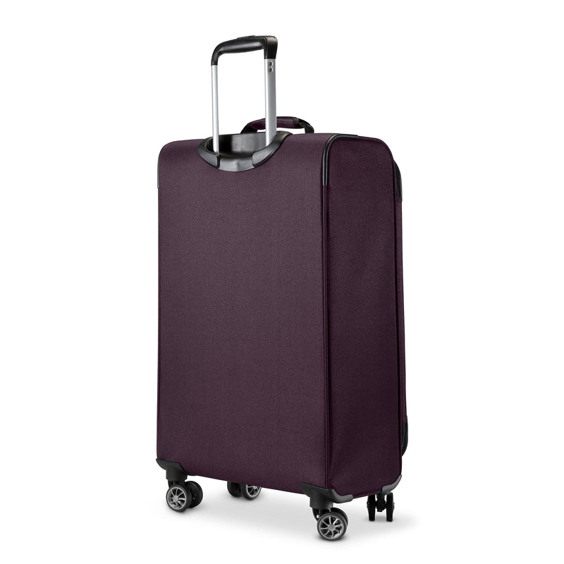 Skyway Luggage Epic 24" Suitcase, 8-Wheeled Spinner, Plum (450-24"555-4VP)