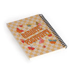 DENY Designs Radiate Positivity Butterflies 1-Subject Professional Notebooks, 5.5" x 8.25", Dotted, 60 Sheets (84082-NOBS01)