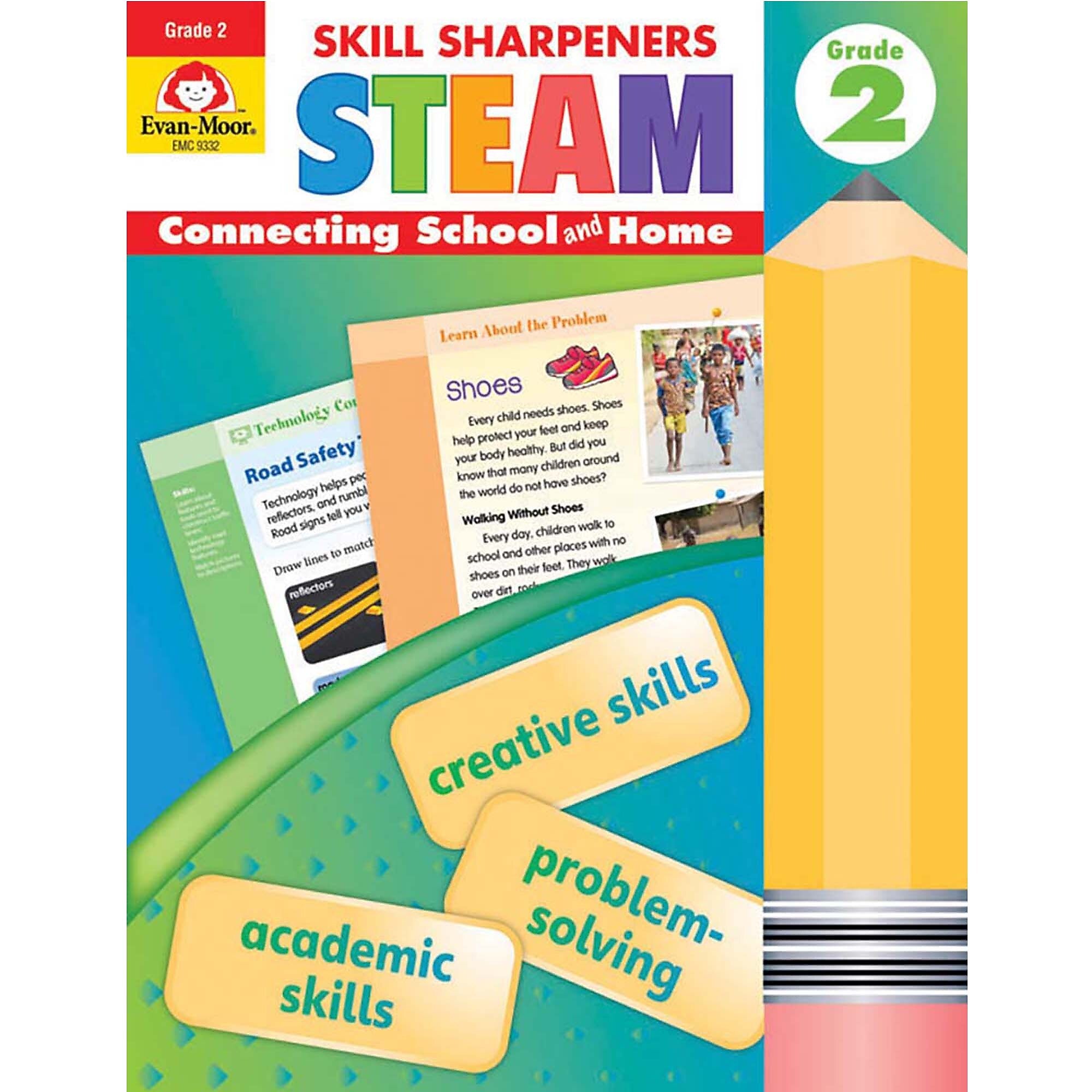 Evan-Moor Educational Publishers Skill Sharpeners STEAM, Grade 2 (EMC9332)