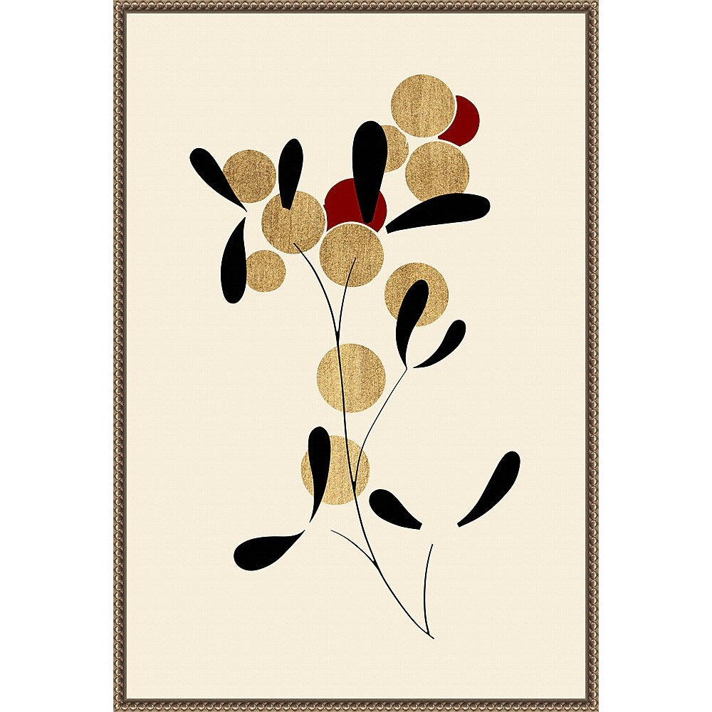 Amanti Art Idea No 21 by Kubistika  Framed Canvas Wall Art Print, 23" x 33" (A42678302734)