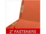 Medical Arts Press Reinforced End Tab File Folder, Straight Cut, Letter-Size, Orange, 250/Carton (S-01502-ORG-B)