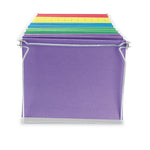 Screw-Together Hanging Folder Frame, Letter Size, 23" To 26.77" Long, Silver