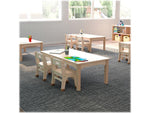 Flash Furniture Bright Beginnings Hercules Rectangular Table, 47.25" x 23.5", Beech (MK-ME088010-GG)