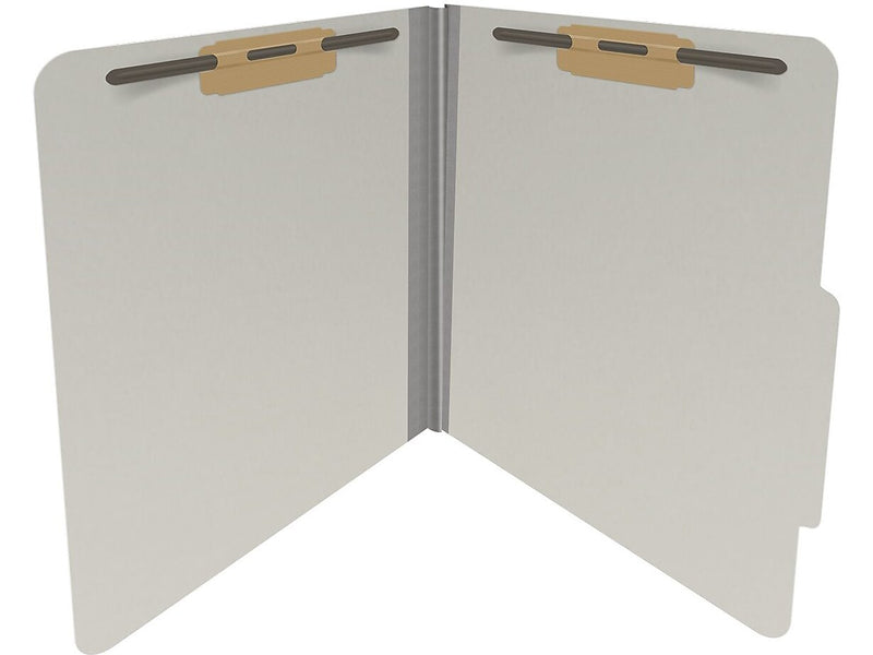 Medical Arts Press Pressboard Classification Folder, 2" Expansion, Letter Size, Gray, 25/Box (DV-T42-02-3GRY)