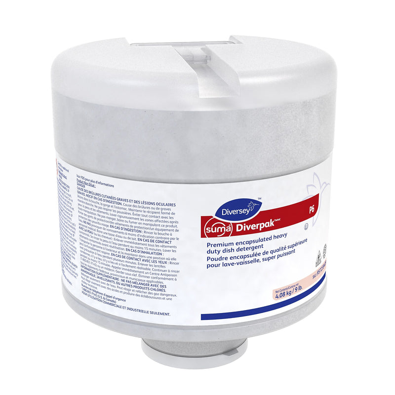 Diversey Suma Diverpak Premium Encapsulated Heavy-Duty Dish Detergent, 9 lb. Capsule (DVS957238409)