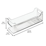 iDESIGN Medium Stackable Plastic Storage Bin, Clear (73430)