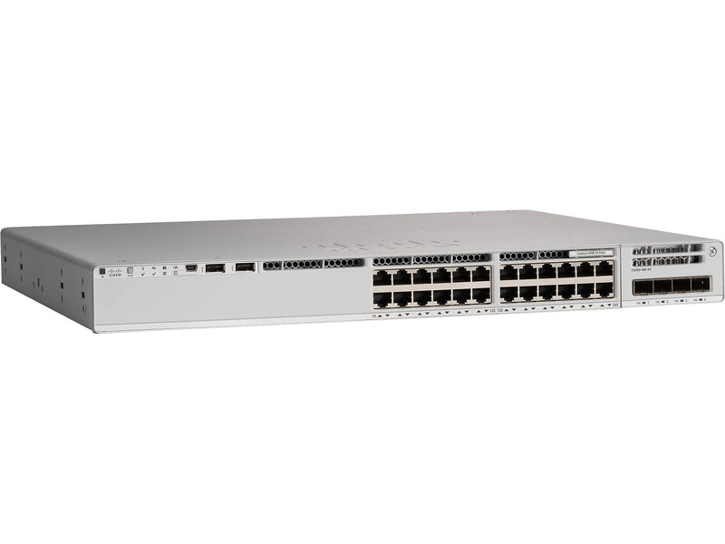 Cisco Catalyst 9200 Series 24-Port Gigabit Ethernet Managed Switch (C9200L-24P-4X-E)