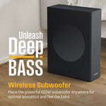 Westinghouse 5.1.2 Channel Soundbar with Subwoofer, Black (WS512AWS)