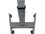 Luxor 27.5"W Pneumatic Adjustable-Height Flip-Top Student/Nesting Desk, Medium Gray/Light Gray (STUDENT-P-TILT)