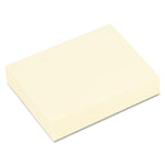 Recycled Self-Stick Note Pads, 1.5" x 2", Yellow, 100 Sheets/Pad, 12 Pads/Pack