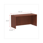 Alera™ Valencia Series Executive Suites in Medium Cherry, Credenza Shell, 60"W
