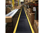NoTrax Cushion Trax Anti-Fatigue Mat, 36" x 24", Black/Yellow (479S0023YB)