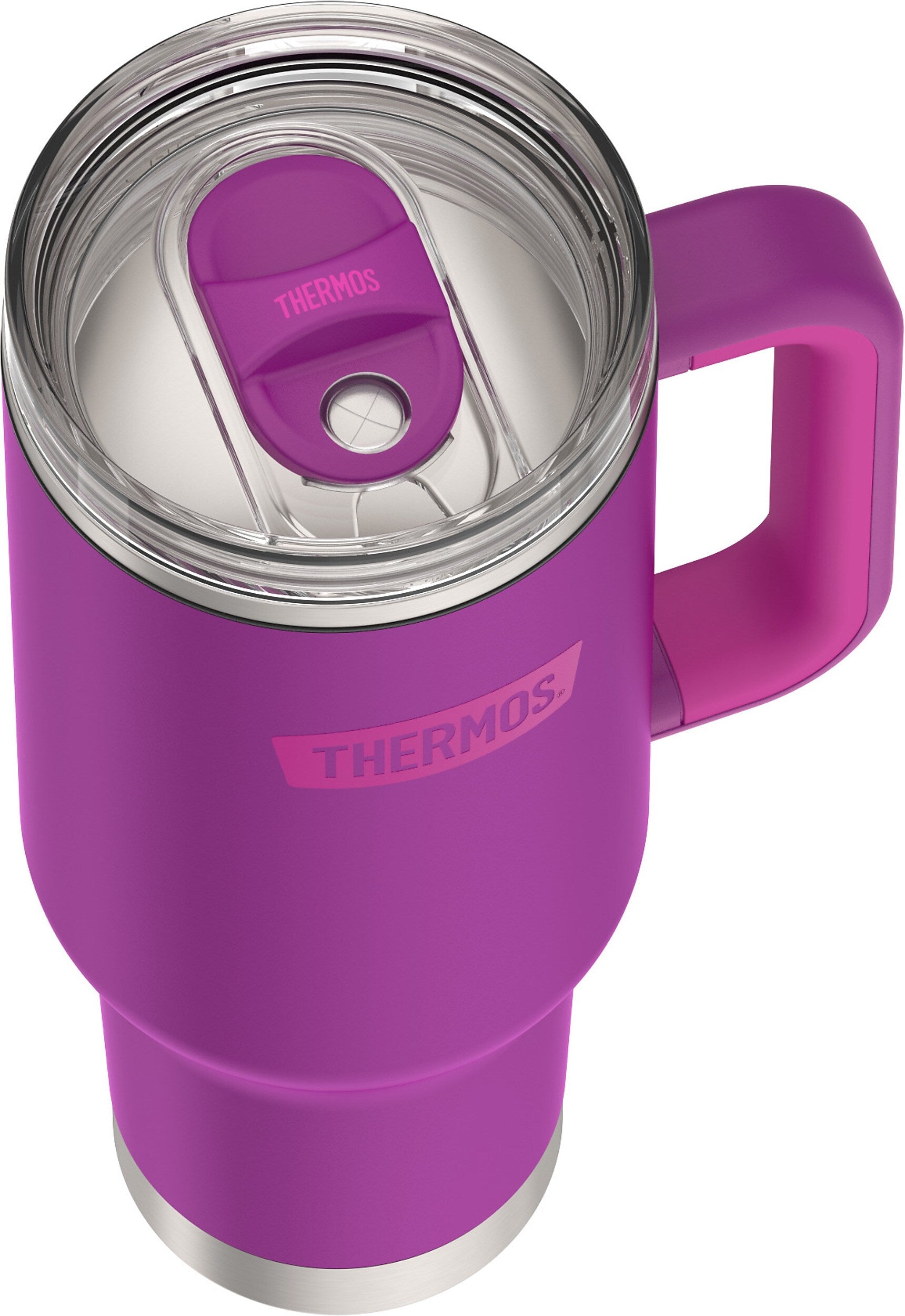 Thermos Stainless Steel Vacuum Insulated Travel Mug, 40 oz., Plum (EATS1804PL4)