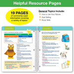 2025-2026 Global Printed Products Space Happy Planets 8.5" x 11" Academic Weekly & Monthly Planner, Paper Cover