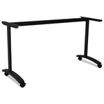 Valencia Series Training Table T-Leg Base, 58w x 19-3/4d, Black (ALEVA7476BK)