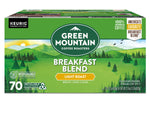 Green Mountain Breakfast Blend Coffee Keurig® K-Cup® Pods, Light Roast, 70/Box (5000373741)
