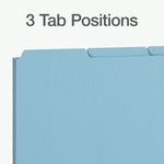 Pendaflex Blank Index File Guide, Letter, Blue, 100/Box (PN203)