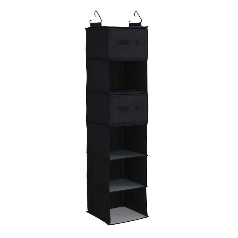 Household Essentials Hanging Closet Organizer, 6 Shelf (7602-1)