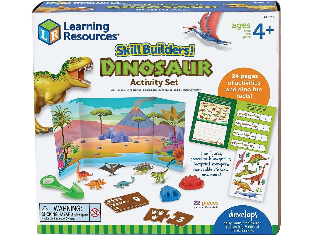 Learning Resources Skill Builders! Dinosaur Activity Set (LER1262)
