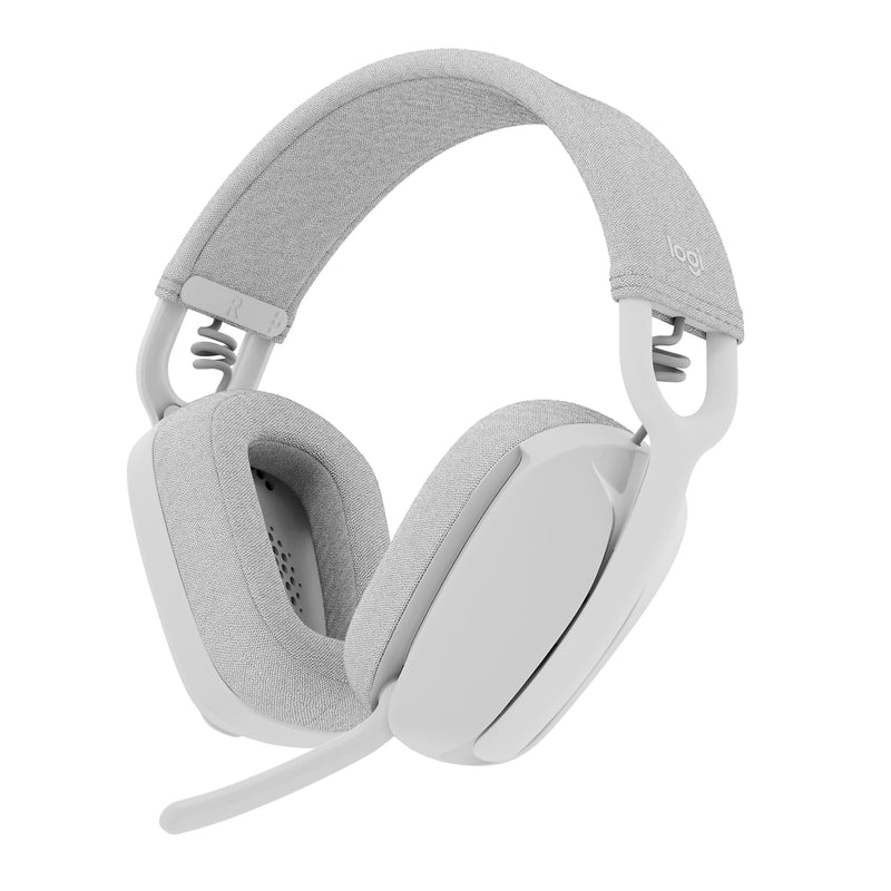 Logitech Zone Vibe 100 Wireless Noise Canceling Bluetooth Stereo Headset, USB-C, MS Certified (981-001257)
