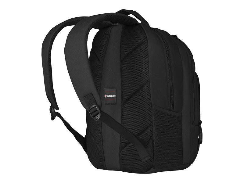 Wenger Upload Laptop Backpack, Black Polyester (64081001)