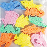 Captain Creative Super Sponges Sea Life Pack, 1", Assorted Colors, 8/Set (APISS18005)