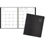 2026 AT-A-GLANCE Contemporary 9" x 11" Monthly Planner, Faux Leather Cover, Charcoal (70-260X-45-26)