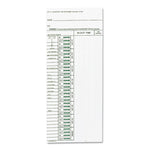 Time Clock Cards For Acroprint Att310, One Side, 4 X 10, 200/pack