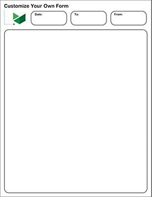 Full Color Custom Form, 8-1/2" x 11", 3-Part, Qty 500
